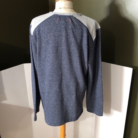 Tommy Bahama Pullover Sweatshirt Blue/Grey Size L - Picture 3 of 6